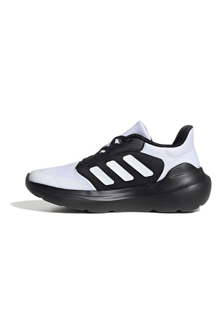 Adidas Tensaur Run 3 J Laufschuhe in Schwarz und Weiß mit Cloudfoam-Dämpfung