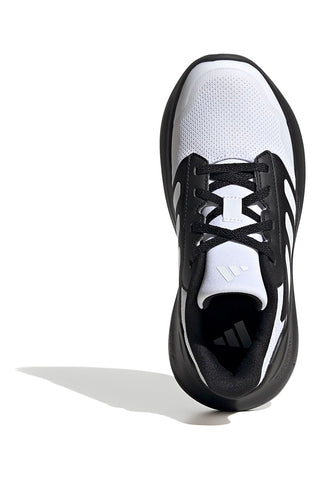 Adidas Tensaur Run 3 J Laufschuhe in Schwarz und Weiß mit Cloudfoam-Dämpfung