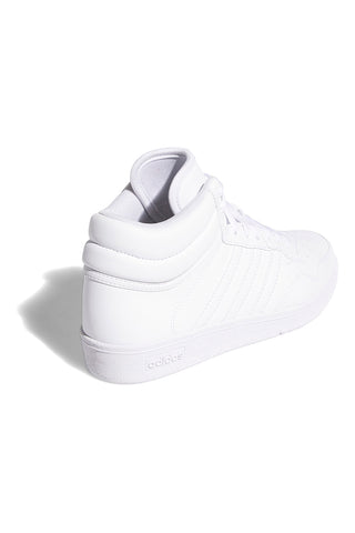 Weiße Mid-Sneakers mit sauberem Design Adidas Hoops 4.0 Mid J