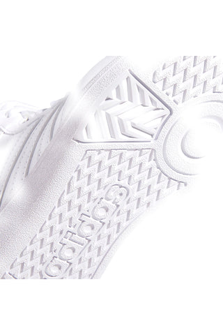 Weiße Mid-Sneakers mit sauberem Design Adidas Hoops 4.0 Mid J