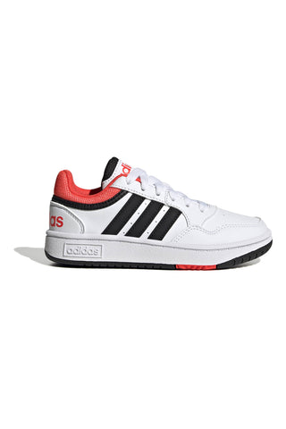 Adidas Hoops 3 K Low-Top Sneaker in Schwarz und Weiß