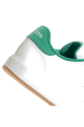 Sneakers bianche con dettagli verdi design essenziale Adidas Advantage Base 2.0