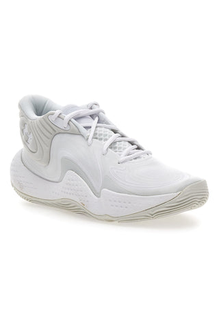 Scarpe bianche mid-cut da basket Under Armour Spawn 6 Mid
