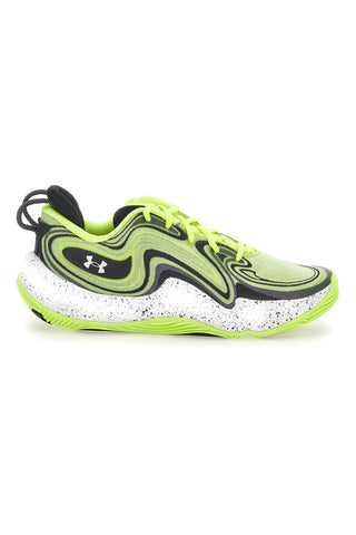 Scarpe da basket verdi Under armour Spawn 6