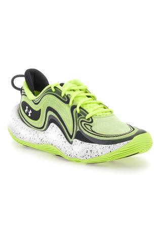 Grüne Basketballschuhe Under Armour Spawn 6