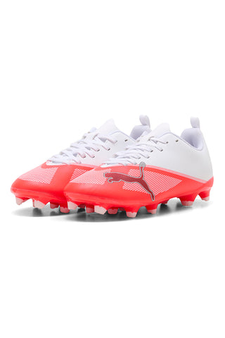 Scarpe da Calcio Bianche e Rosse Puma Ultra 7 Play Fg/Ag Jr