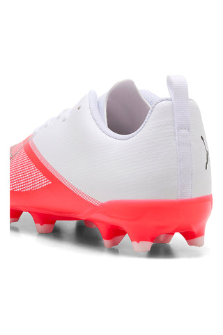 Scarpe da Calcio Bianche e Rosse Puma Ultra 7 Play Fg/Ag Jr