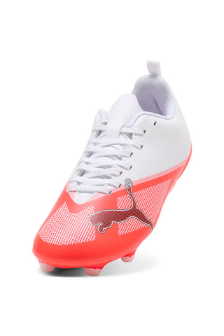 Scarpe da Calcio Bianche e Rosse Puma Ultra 7 Play Fg/Ag Jr