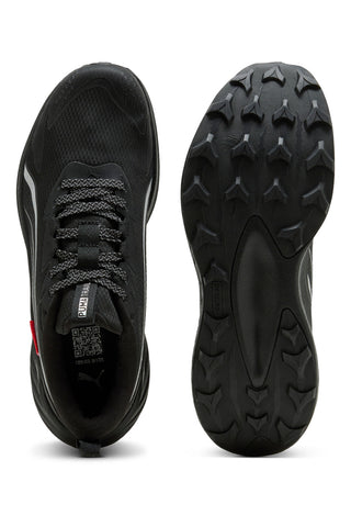 Schwarze Puma Pounce Lite Trail Primalof Laufschuhe