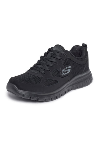 Sneakers sportive nere Skechers Burns Agoura