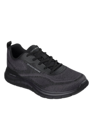 Sneakers sportive nere Skechers Track Pohlter
