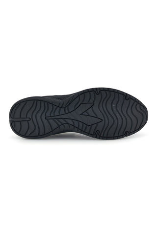 Schwarze Sneaker mit perforiertem Obermaterial und dämpfender Sohle: Diadora Eagle 9
