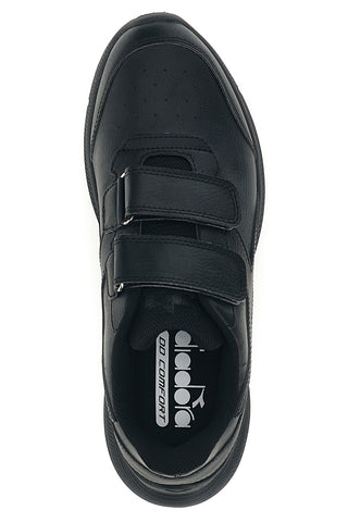 Schwarze Sneaker mit doppeltem Klettverschluss: Diadora Eagle 9 SL