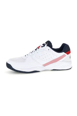 Weiße Tennisschuhe mit blauen Details: Diadora Volee 7