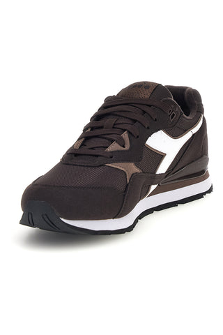 Sneakers marroni con logo a contrasto Diadora N.92