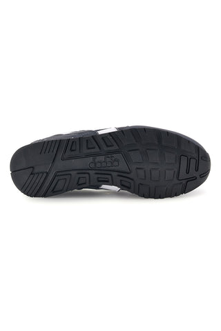 Sneakers grigie con logo a contrasto Diadora N.92
