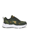 Sneakers Verdi con Dettagli Arancioni Diadora Alley Gs