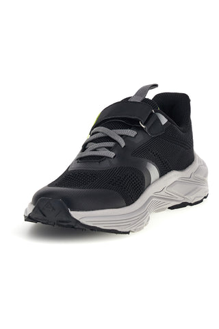 Sneakers Nere con Dettagli Verde Fluo Diadora Snipe 4 Jr