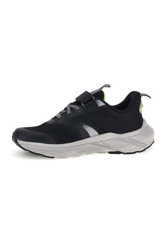 Sneakers Nere con Dettagli Verde Fluo Diadora Snipe 4 Jr