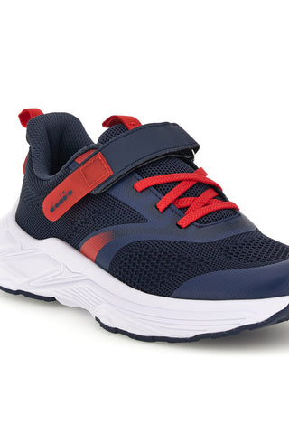 Blaue Schuhe mit Riemchen von Diadora Snipe 4 JR