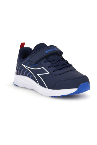 Sneakers blu leggere con velcro Diadora Falcon 6 SL JR V