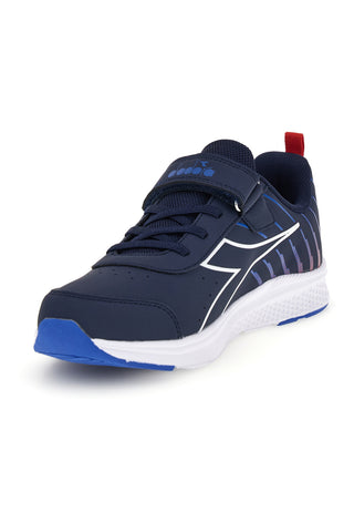 Sneakers blu leggere con velcro Diadora Falcon 6 SL JR V