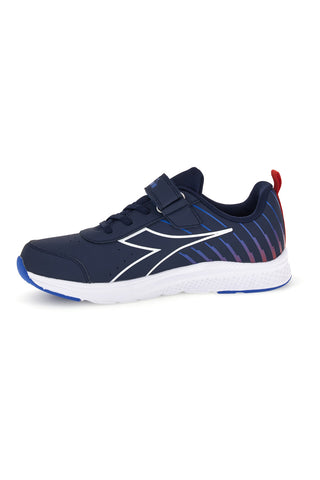 Sneakers blu leggere con velcro Diadora Falcon 6 SL JR V