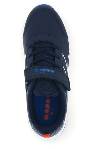 Sneakers blu leggere con velcro Diadora Falcon 6 SL JR V