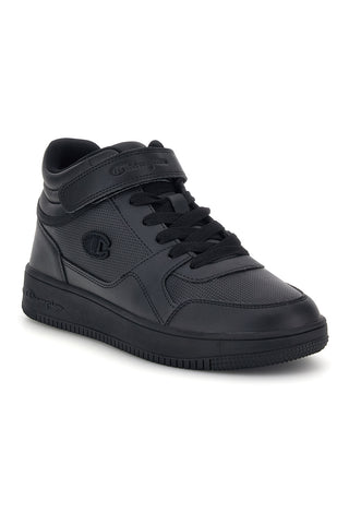 Schwarze High-Top-Sneaker mit Klettverschluss Champion RD18 MID