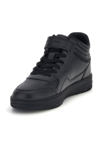 Schwarze High-Top-Sneaker mit Klettverschluss Champion RD18 MID