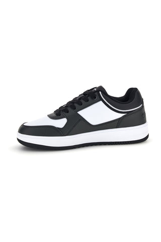 Sneakers bianche e nere con logo laterale Champion RD18 Low