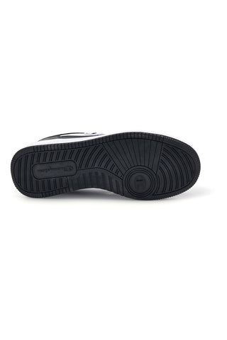 Sneakers bianche e nere con logo laterale Champion RD18 Low