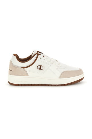 Sneakers bianche con dettagli marroni Champion RD18 Low S