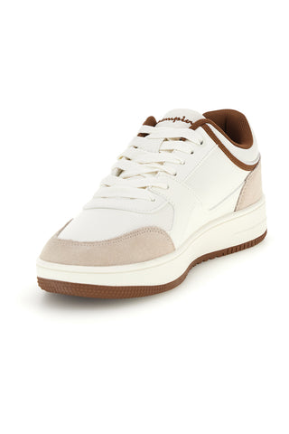 Sneakers bianche con dettagli marroni Champion RD18 Low S