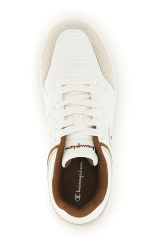 Sneakers bianche con dettagli marroni Champion RD18 Low S