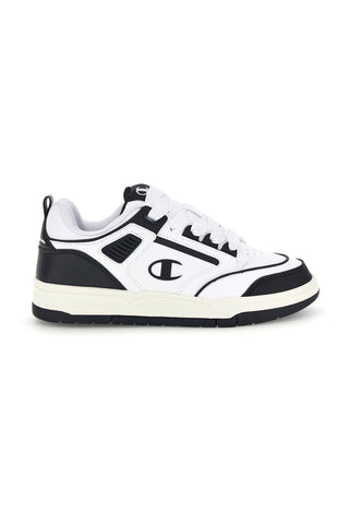 Sneakers bianche e nere stile basket Champion RD18 Heritage SK8