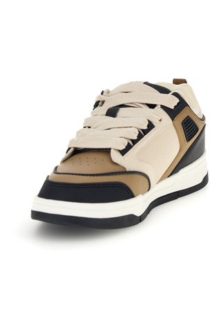 Sneakers beige e blu stile basket Champion RD18 Heritage SK8