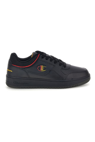 Sneakers nere basse con logo rosso e giallo Champion RD18 Logo