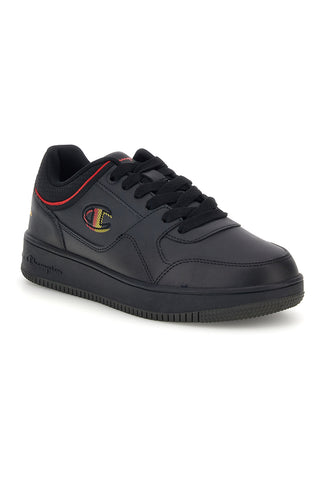 Sneakers nere basse con logo rosso e giallo Champion RD18 Logo