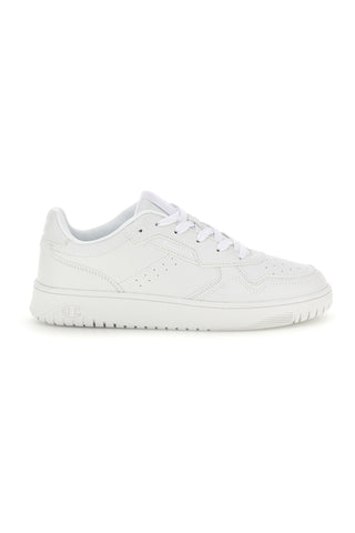 Sneakers Bianche con Logo in Tono Champion RS25