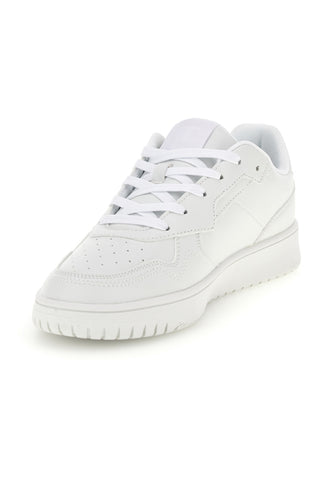 Sneakers Bianche con Logo in Tono Champion RS25