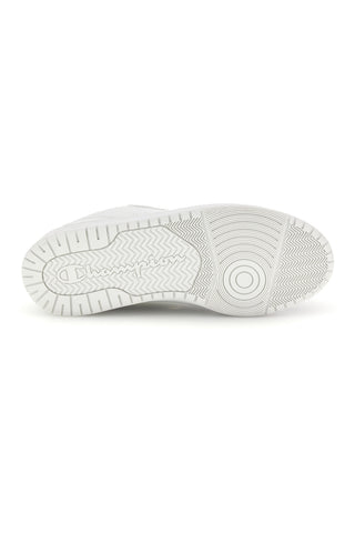 Sneakers Bianche con Logo in Tono Champion RS25