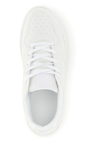 Sneakers Bianche con Logo in Tono Champion RS25