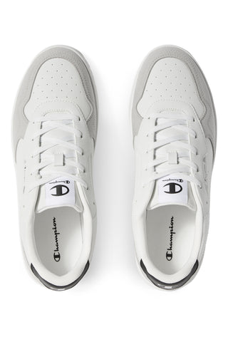 Weiße Sneaker mit grauen Einsätzen Champion RS25