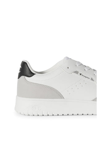 Weiße Sneaker mit grauen Einsätzen Champion RS25