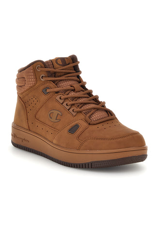 Sneakers alte marroni con logo laterale Champion RD18 WTR MID