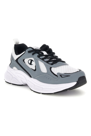 Sneakers bianche e grigie in mesh Champion RT25 MESH