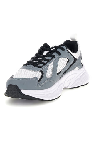 Sneakers bianche e grigie in mesh Champion RT25 MESH