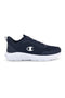 Sneakers blu con tomaia traforata e suola bianca Champion Fuze Low Cut Shoe