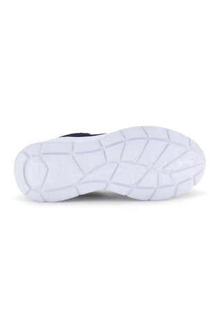 Sneakers blu con tomaia traforata e suola bianca Champion Fuze Low Cut Shoe